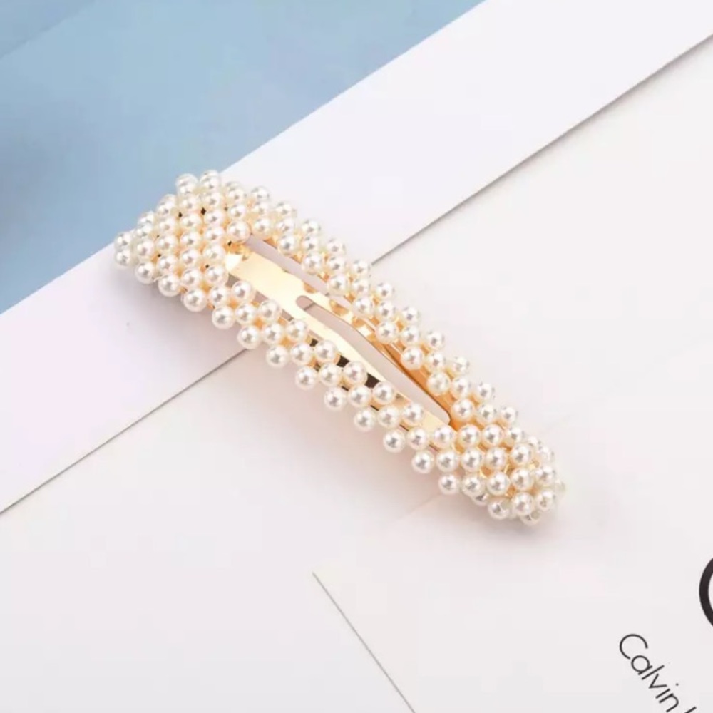 🎉 New Pearl Beaded Hair Clip